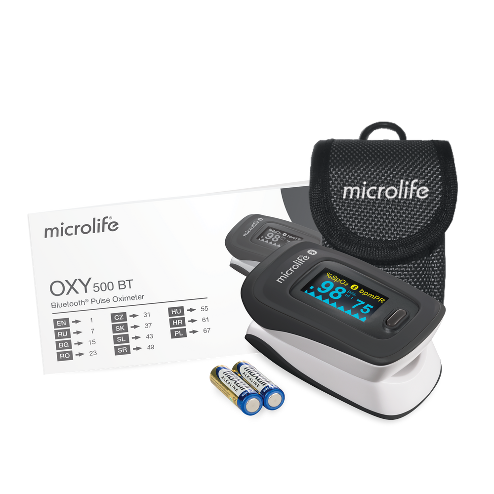Pulsoksymetr napalcowy Microlife OXY 500 BT